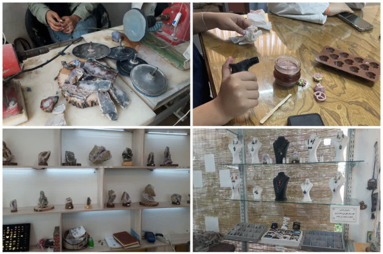 برگزاری دوره آموزش مهارتی شمع سازی و جواهر سازی توسط مرکز آموزش تخصصی کوتاه مدت جهاددانشگاهی استان سمنان