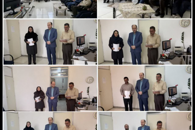 تقدیر از کارکنان معاونت آموزشی جهاددانشگاهی استان سمنان