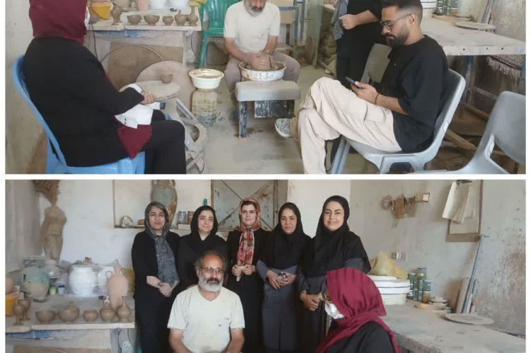 برگزاری دوره آموزش #سفال و #سرامیک توسط مرکز آموزش های تخصصی کوتاه مدت جهاددانشگاهی استان سمنان و با همکاری اداره میراث فرهنگی شهرستان سمنان